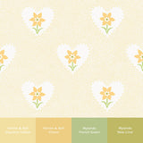 Daffodil Hearts Wallpaper - Yellow