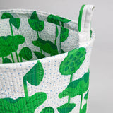 Lotus Stem Quilted Storage Basket