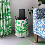 Lotus Stem Quilted Storage Basket