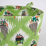 Tiger Safari Quilted Storage Basket