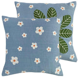 Parakeet Embroidered Cushion Cover