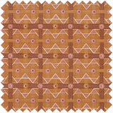 Brown Charbagh Fabric
