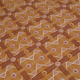 Brown Charbagh Fabric