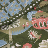 Lodhi Garden Handmade Cotton Baby Quilt Inspired by India