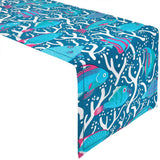 Blue Ocean Reef Table Runner