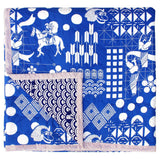 Blue Festival Baby Quilt