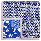 Blue Festival Baby Quilt