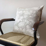 Greige Tortoise Woven Cushion Cover