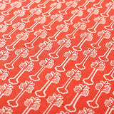 Red Hibiscus Fabric