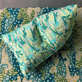Green Big Cat Camo Bean Bag Cover