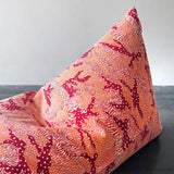 Orange Big Cat Camo Bean Bag Cover