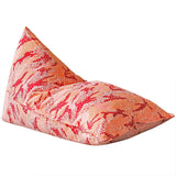 Orange Big Cat Camo Bean Bag Cover