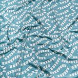 Teal Prayer Flag Fabric