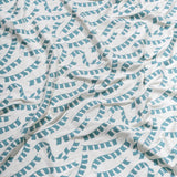 Teal Prayer Flag Fabric