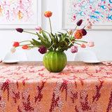 Orange Big Cat Camo Table Cloth