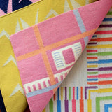 Safomasi colourful wool flatweave rugs