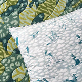 Green Big Cat Camo rug with cushion