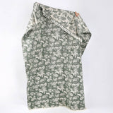 Green Tortoise Woven Throw