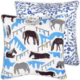 Horse Ranch Cushion Cover