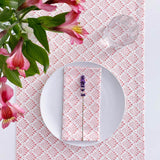 Pink Fish Scale Napkins - Set of 2