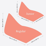 Bean bag size guide for adults and kids