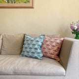 Orange Kullu House Cushion Cover