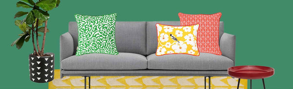 Five Colourful Ways to Style a Grey Sofa