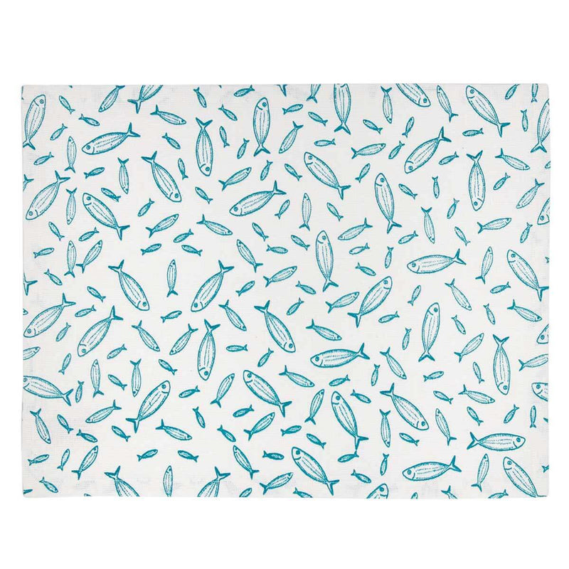 Blue Fish Placemat - Sample