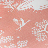 Dusty Pink Zen Onsen Garden Fabric