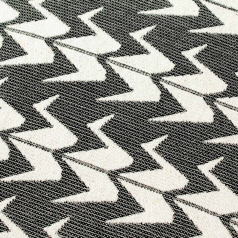 Grey Crane Woven Cushion Cover - Sample
