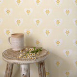 Daffodil Hearts Wallpaper - Yellow