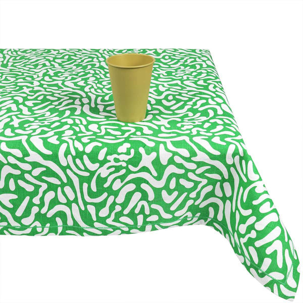 Green Golf Course Table Cloth