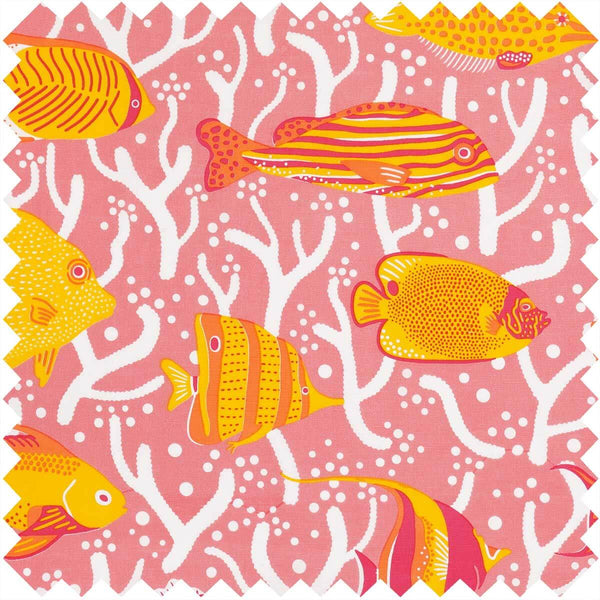 Pink Coral Reef Fabric