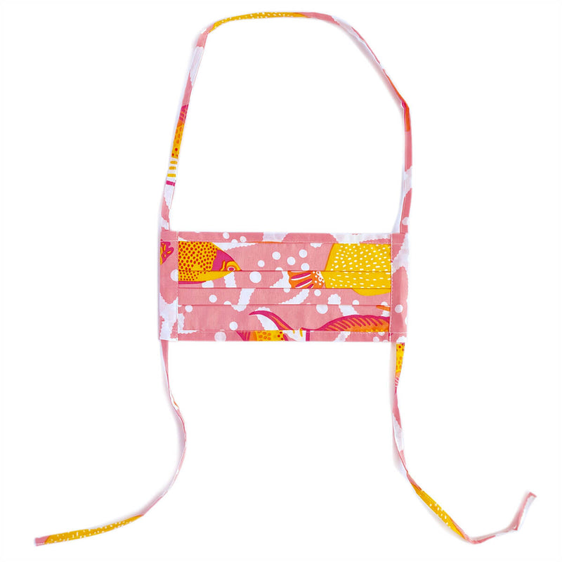 Pink Coral Reef Cotton Face Mask