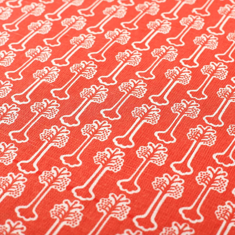 Red Hibiscus Fabric