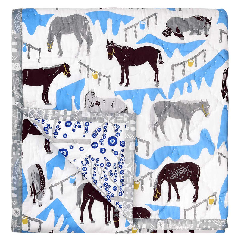 Horse Ranch Baby Quilt