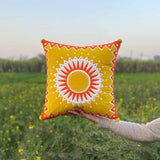 Indian Summer Pom Pom Cushion Cover