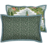 Mountain Zig Zag Quilted Cushion Cover