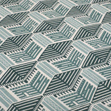 Blue Kullu House Fabric
