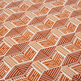 Orange Kullu House Cushion Cover