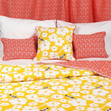 Yellow Weaver Cushion Cover